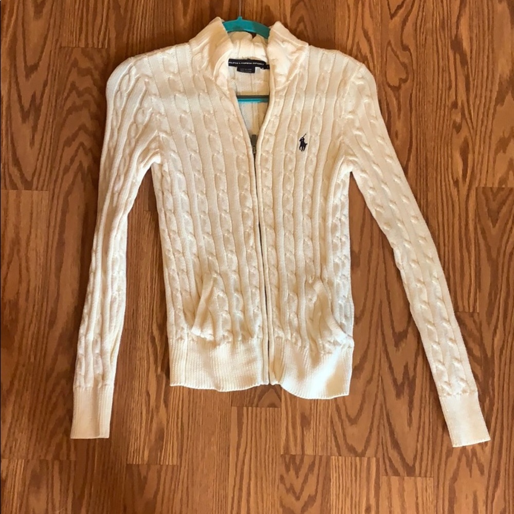 Never been worn Ralph Lauren sport zip up sweater